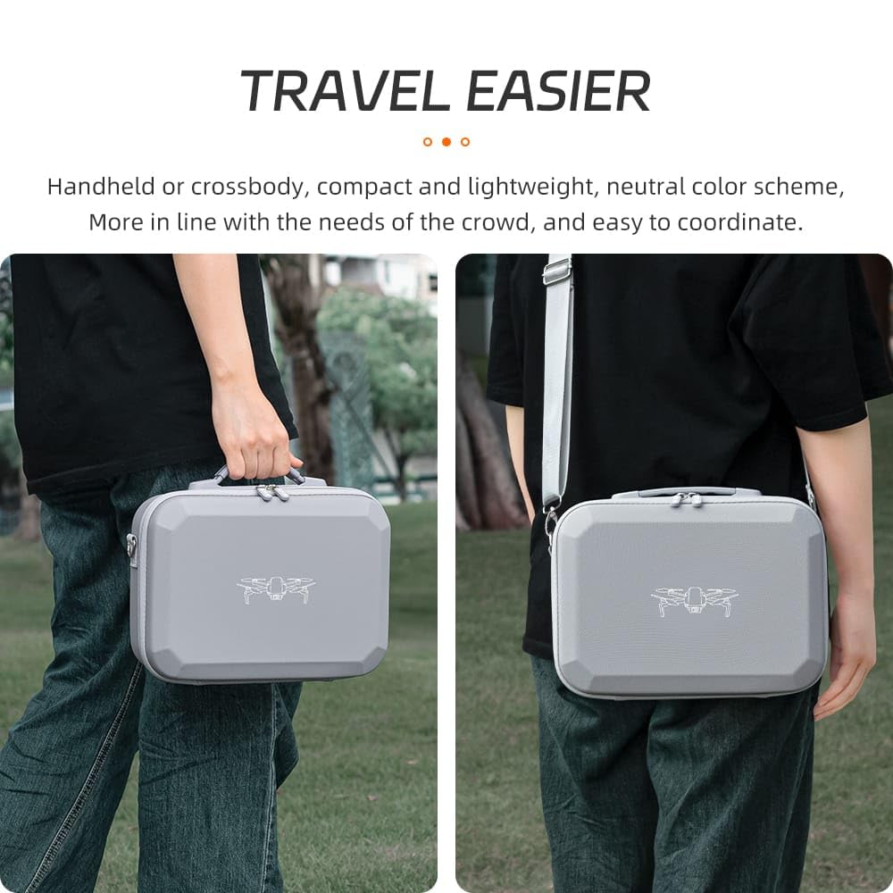 dji mini se with backpack & accessory combo kit PGmoon Carrying Case Compatible 3 / Mini 4 Pro It has an ABS+PC hard shell shell BLACK FRIDAY BUNDLE
