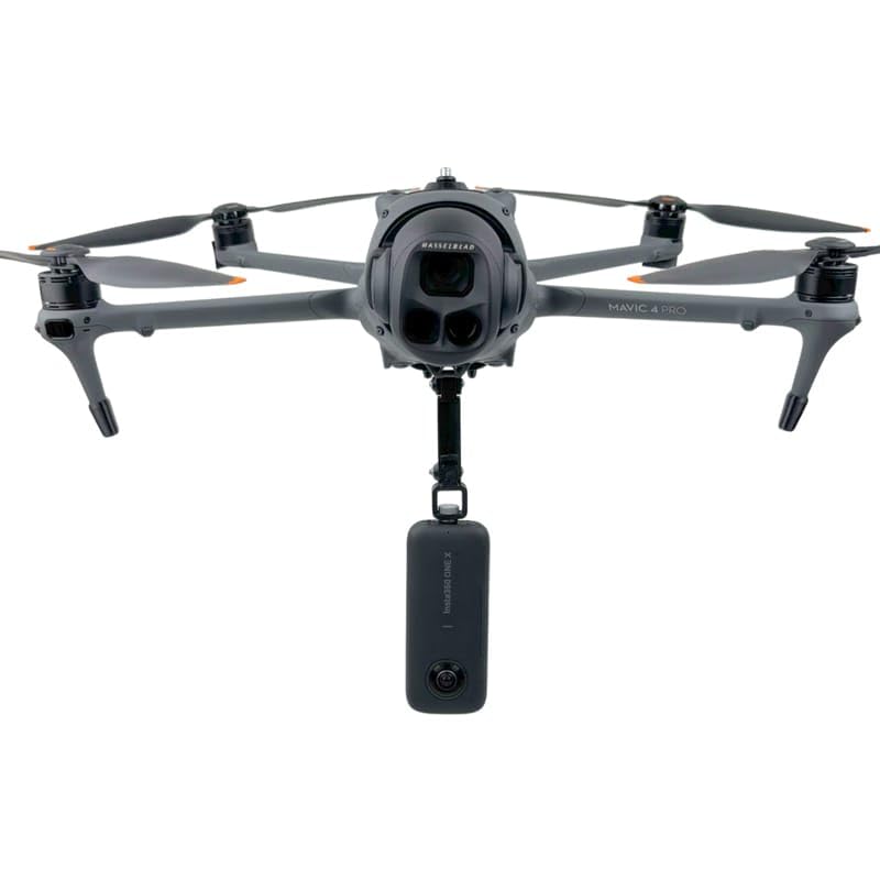 Action Camera Holder Mount for DJI Mavic 4 Pro (GoPro, DJI, Insta360) (view 6)