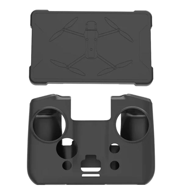 Silicone Cover, Screen Protector Combo for DJI Mavic 4 Pro RC Pro 2 (Black)
