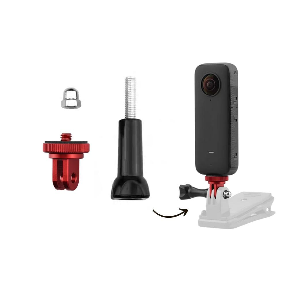 1/4 Screw Mount Adapter for Insta 360 One X3/ X2 / X Action Camera Holder