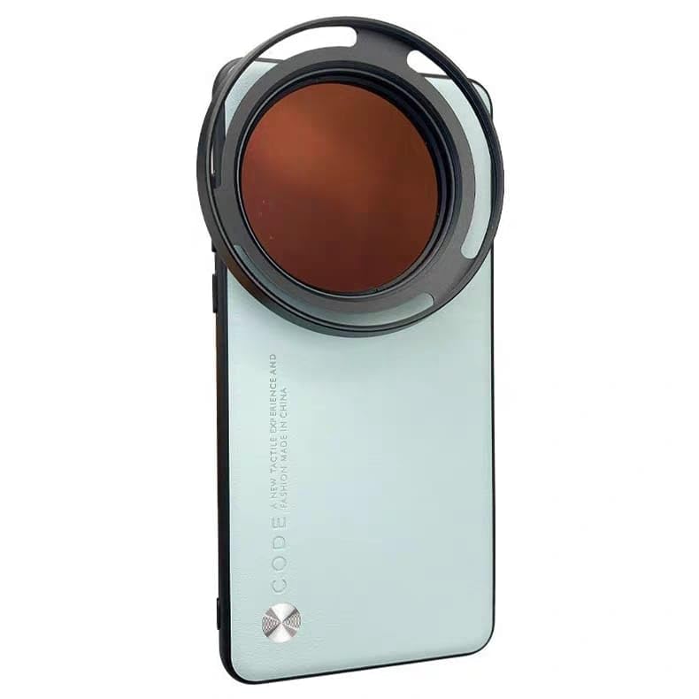 Phone Case For Xiaomi 14 CIVI for 58mm Lens ND Filter Attachable Metal Slot Mobile Cover (Green)