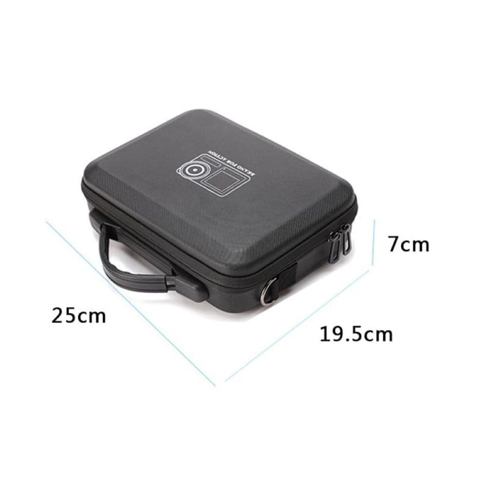 DJI Osmo Action 5 Pro, 4 & 3 Camera & Accessories Hard Bag Fits Adventure Combo Set (Black)
