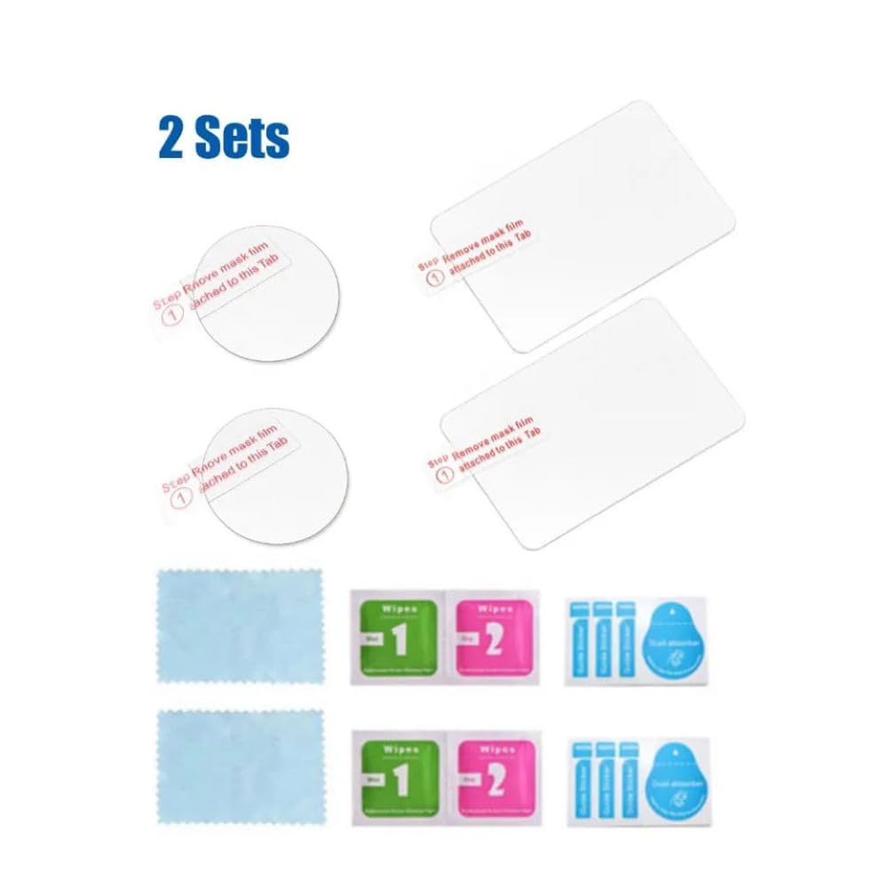 Tempered Glass For Insta360 Go 3 Screen And Camera Lens Scratch Protection Guard Accessories (Pack Of 2)
