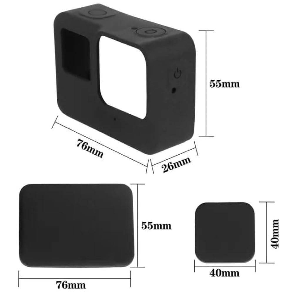 Silicone Cover + Lens Cap + Lanyard for Insta360 Ace Pro Camera (view 2)