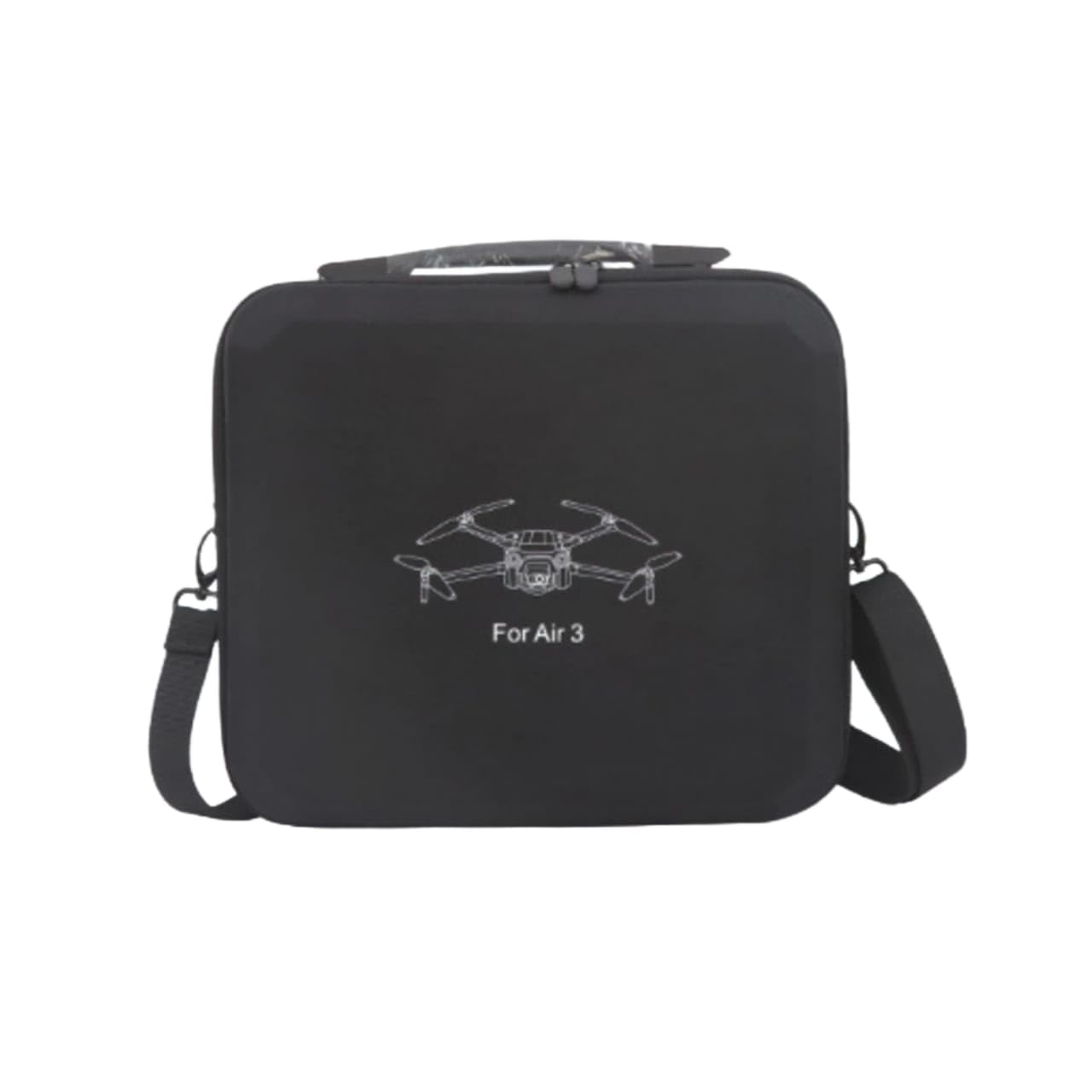 DJI Mavic Air 3 & 3S Accessories PU Nylon Hard Travel Luggage Suitcase Bag (Black)