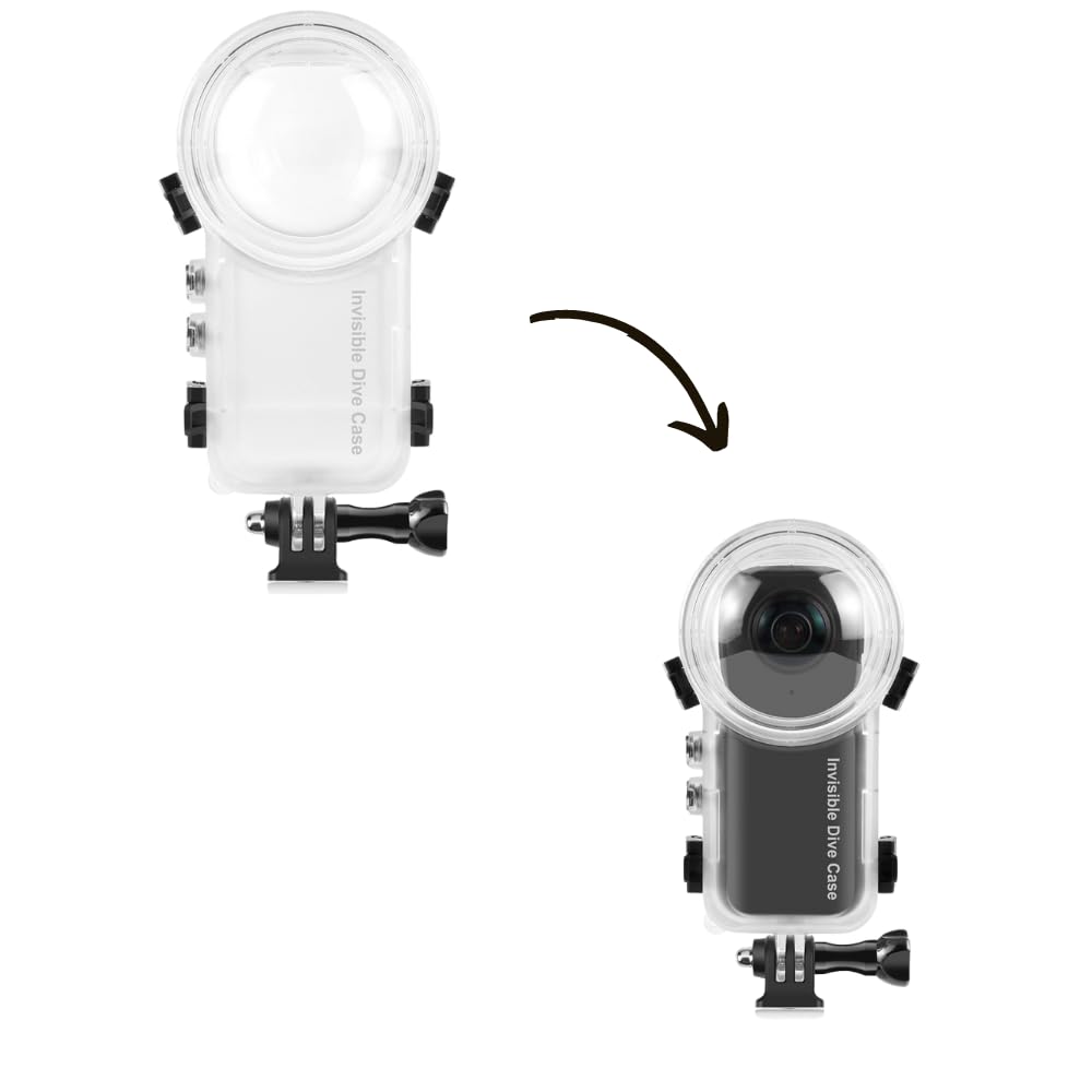 Waterproof Invisible Diving Case for Insta360 One X3 Underwater Housing Accessories