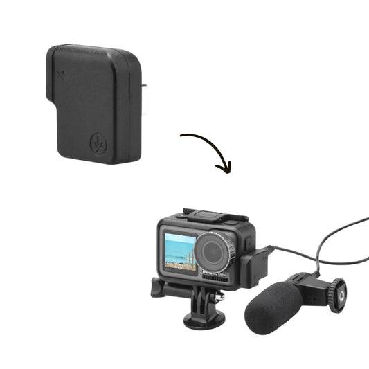 Mic Adapter for DJI Osmo Action Dual 3.5mm USB-C Adapter Audio External Mic