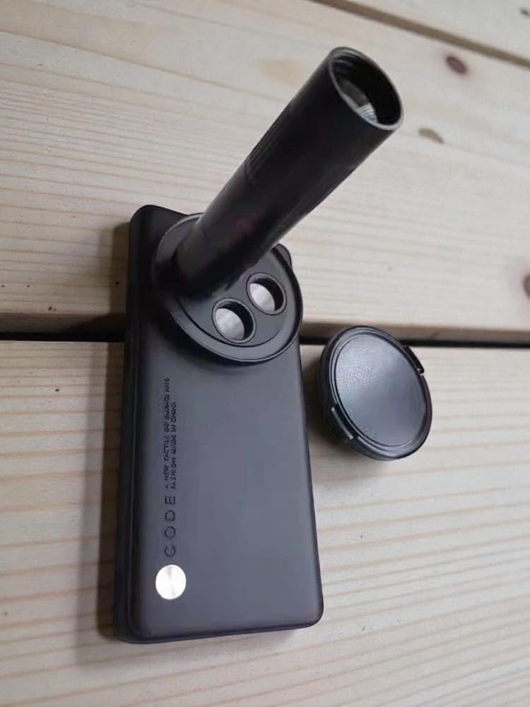 17mm Phone Case Compatible with Vivo X200 with Lens Cap Cover Support 67mm ND Filter & 17mm Lens Accessories (Black) (Vivo X200)