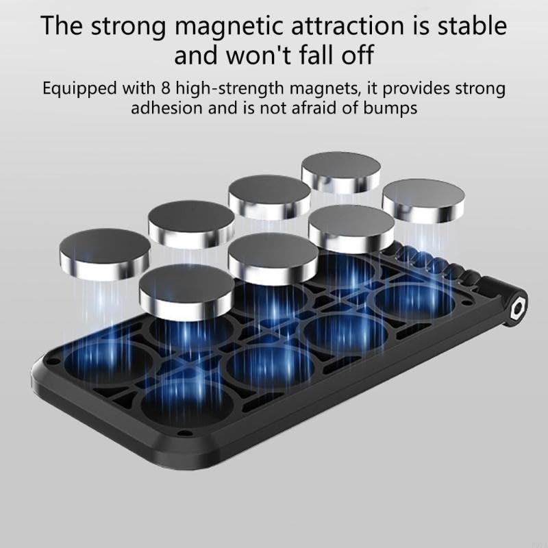Sunnylife Rotatable Magnetic Mount For DJI Osmo 360, Pocket 3, Action 4/5/5pro, Insta 360 X5/X4/X3, Go Pro Hero 12/11/10 Action Camera Accessory