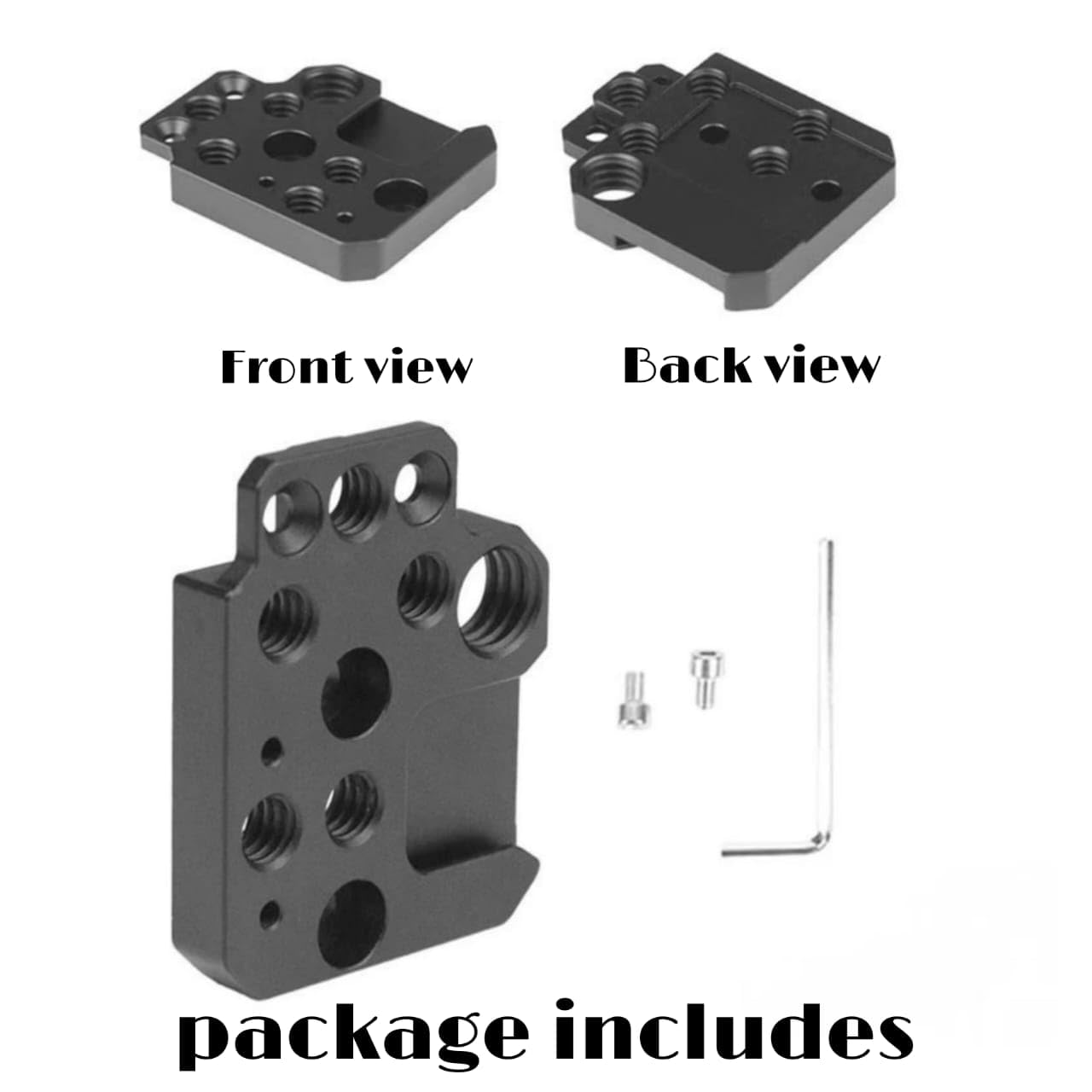 Expansion Mount Compatible with DJI Ronin RS4/ Pro, RS3/ Pro, RS2, RSC, RS 3 Mini Gimbal