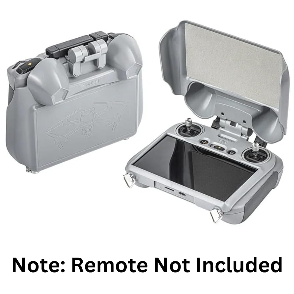Sunshade Hood with Screen Protector For Dji Mini 4 Pro/Air 3 / 3S RC 2 Remote