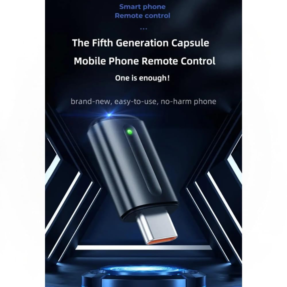 Mini IR Blaster 6th Genration For iPhone 15 pro/ 15 pro max/ 15 Plus Mobile Remote Control oprate Ac/Tv/Projector/Fan/Bulb/Set top Box (Type-C)