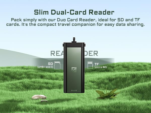 Freewell Duo Reader Ultimate SD and Micro SD Card Reader & Holder