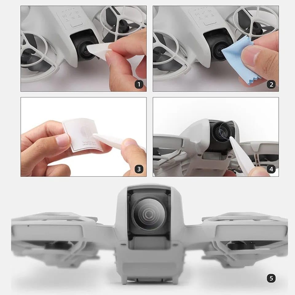 Tempered Glass For Dji Neo Drone Lens Glass Protector Accessories (Pack of 2)