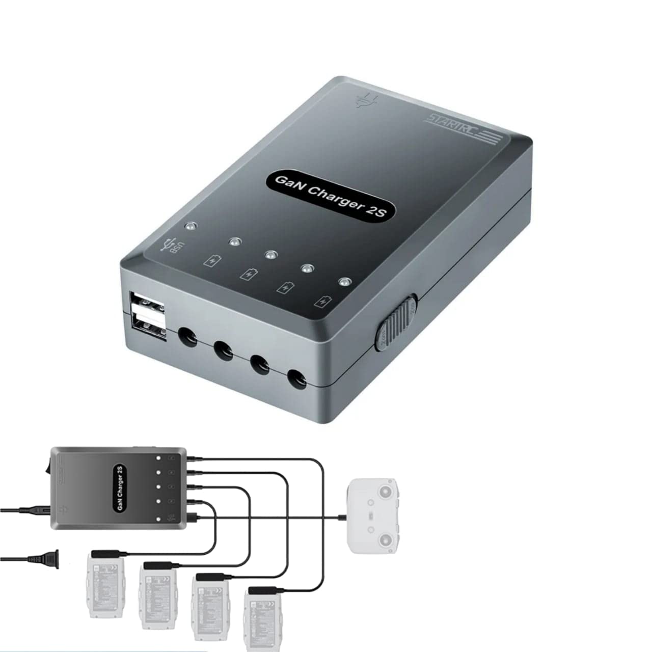 120W Fast Charger for DJI Air 2 & Air 2s Charging Hub Accessories
