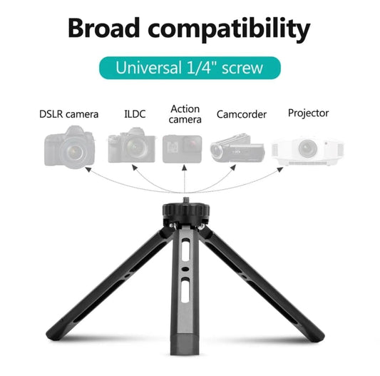 Aluminum Universal 4 Stop Height Adjustable Tripod 4Kg Load Capacity