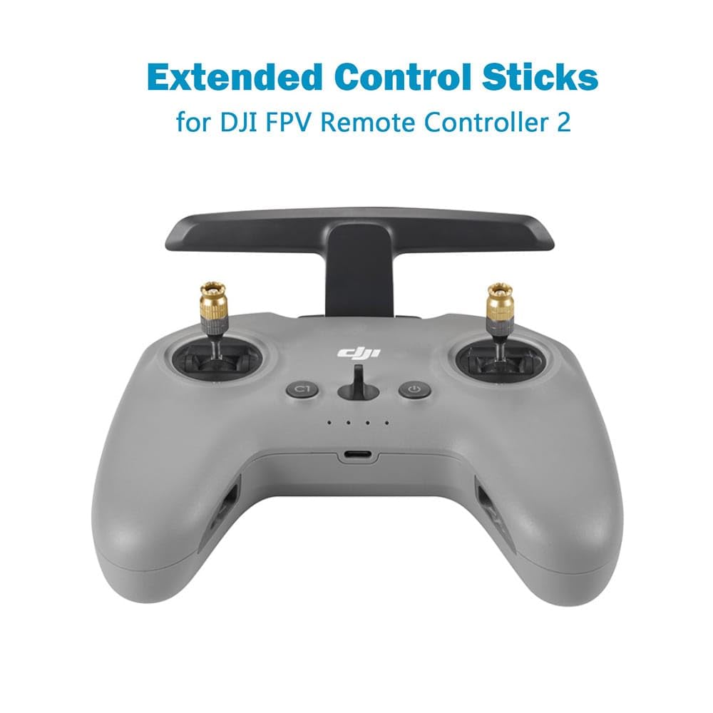 Height Extendable Joystick for DJI FPV/Avata Controller 2 & Mavic 3 RC Pro Remote Accessories- Aluminum Alloy Material