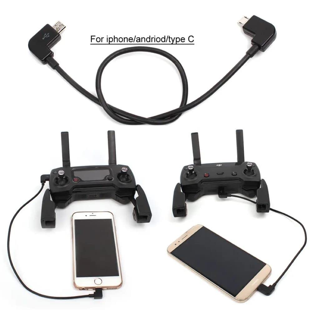 Data Cable For Dji Spark/Mavic Air/Mavic Pro/ 2 Pro/Mavic Mini Remote Controller Data Cable (Micro To Micro, 30cm)