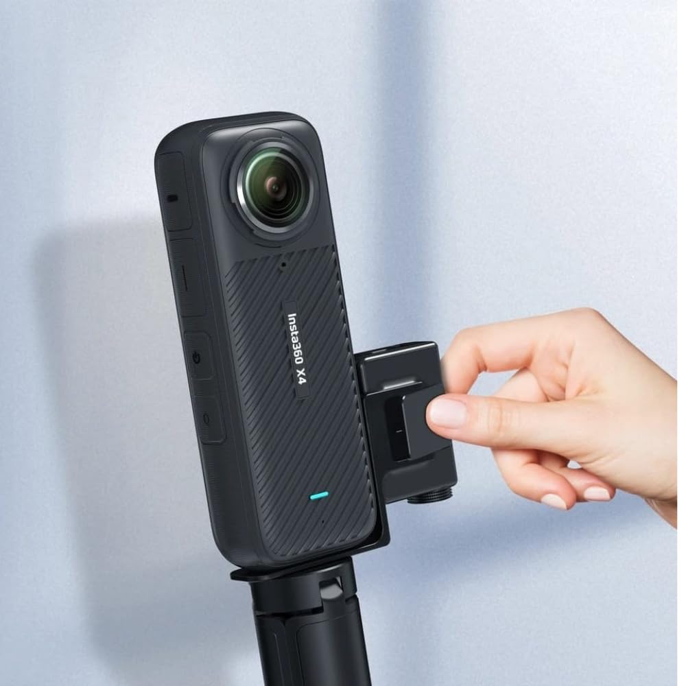 GetZget Mic Mount For Insta 360 One X5/ X4 / X3, DJI Mic Mini RX Receiver Audio Cold Shoe Mounting Clip Accessories