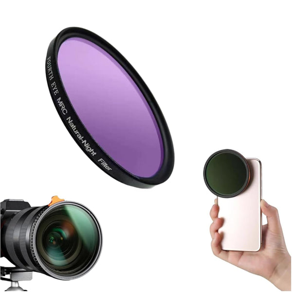 52mm Natural Night Filter for Phones and DSLR Cameras
