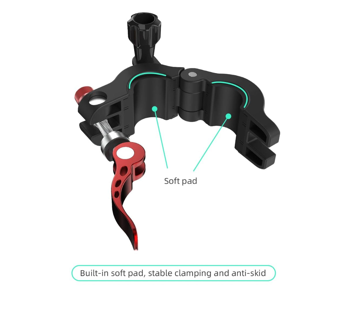 Bike Bracket for DJI RC 2, Avata 360, Pocket 3, Action 4 and Insta360 X3 (view 9)