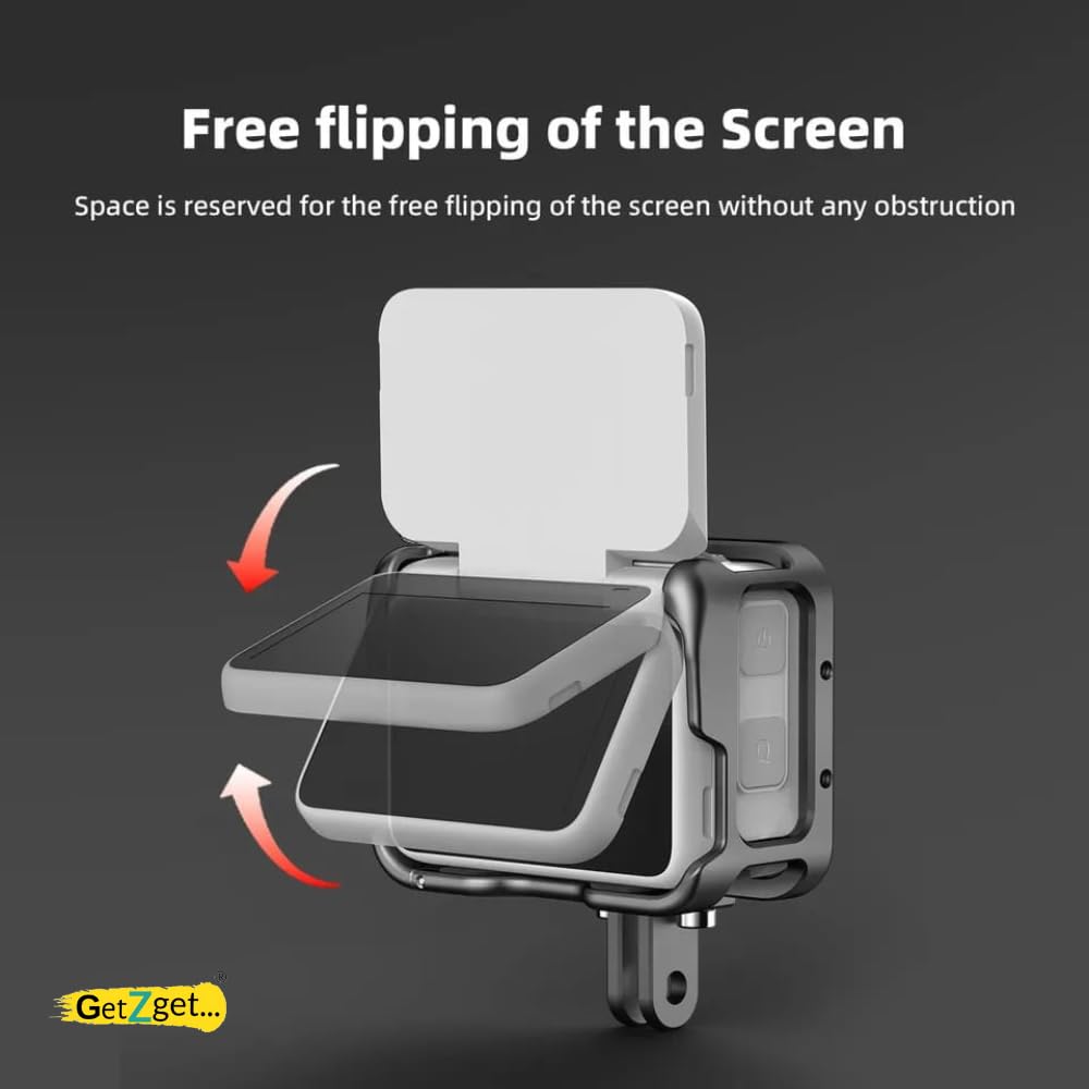 Protective Metal Frame Mount Case for Insta360 GO 3 Camera (view 4)