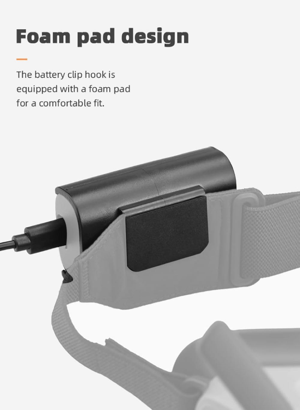 Battery Buckle Clip for DJI Avata Goggles 2 with Charging Cable (view 7)