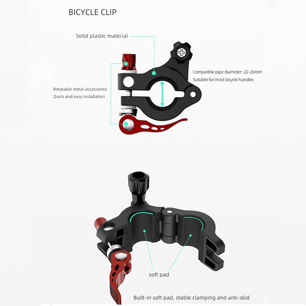 Bike Bracket for DJI Mini 2/3 /Mavic Air 2/ 2S/ Mavic 3 /Neo/Flip RC-N1 Remote Controller Bicycle Motor Bike Mount Accessories