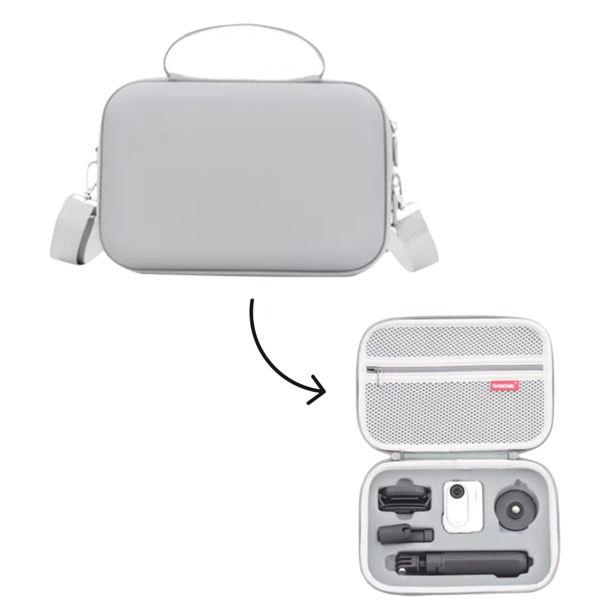 Protective PU Carrying Case for Insta360 GO 3