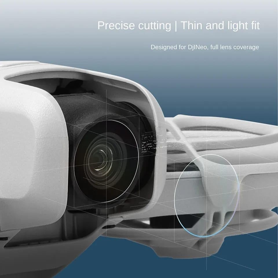 Tempered Glass Lens Protector for DJI Neo Drone (Pack of 2) (view 6)