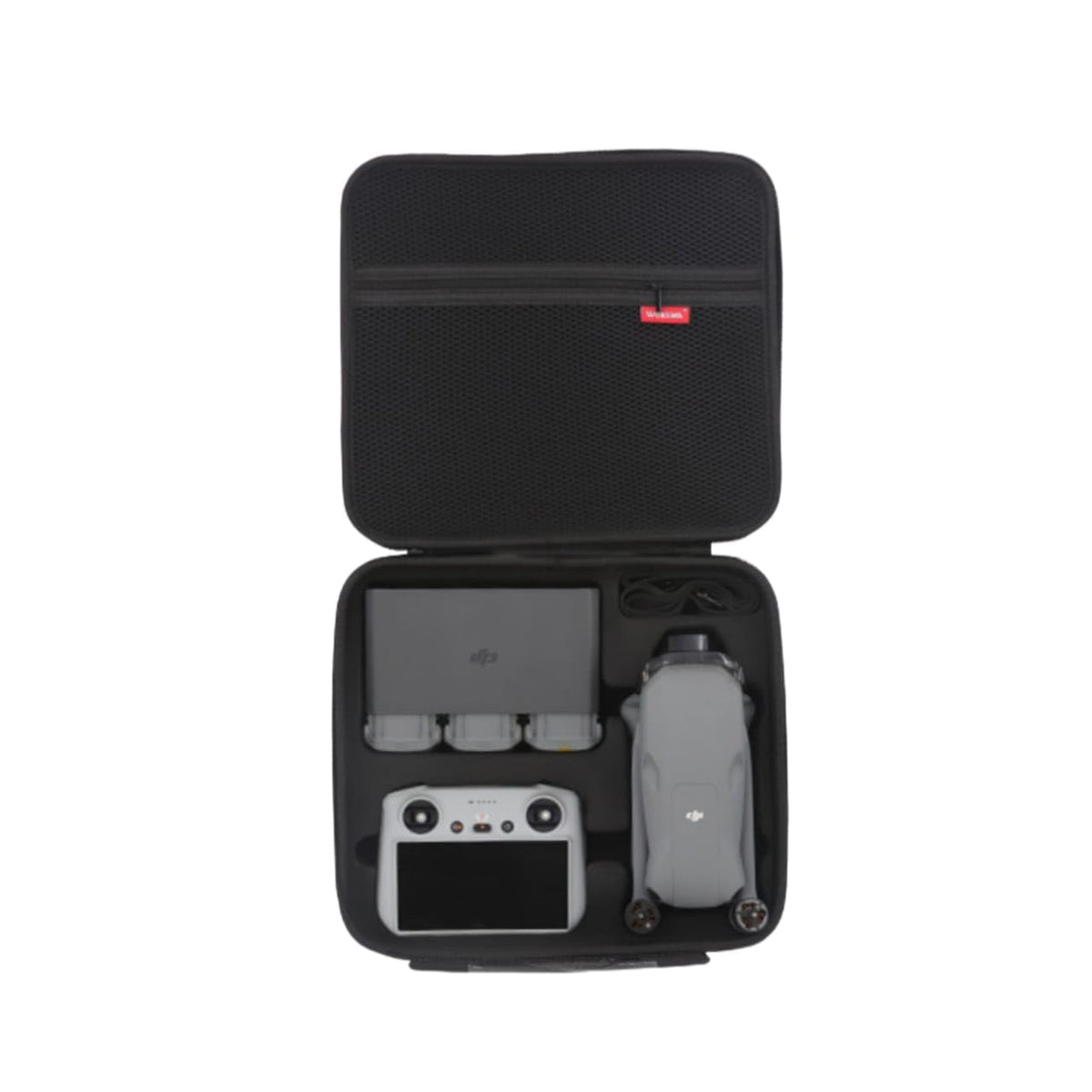 PU Hard Travel Suitcase for DJI Air 3 / 3S (Black) (view 3)