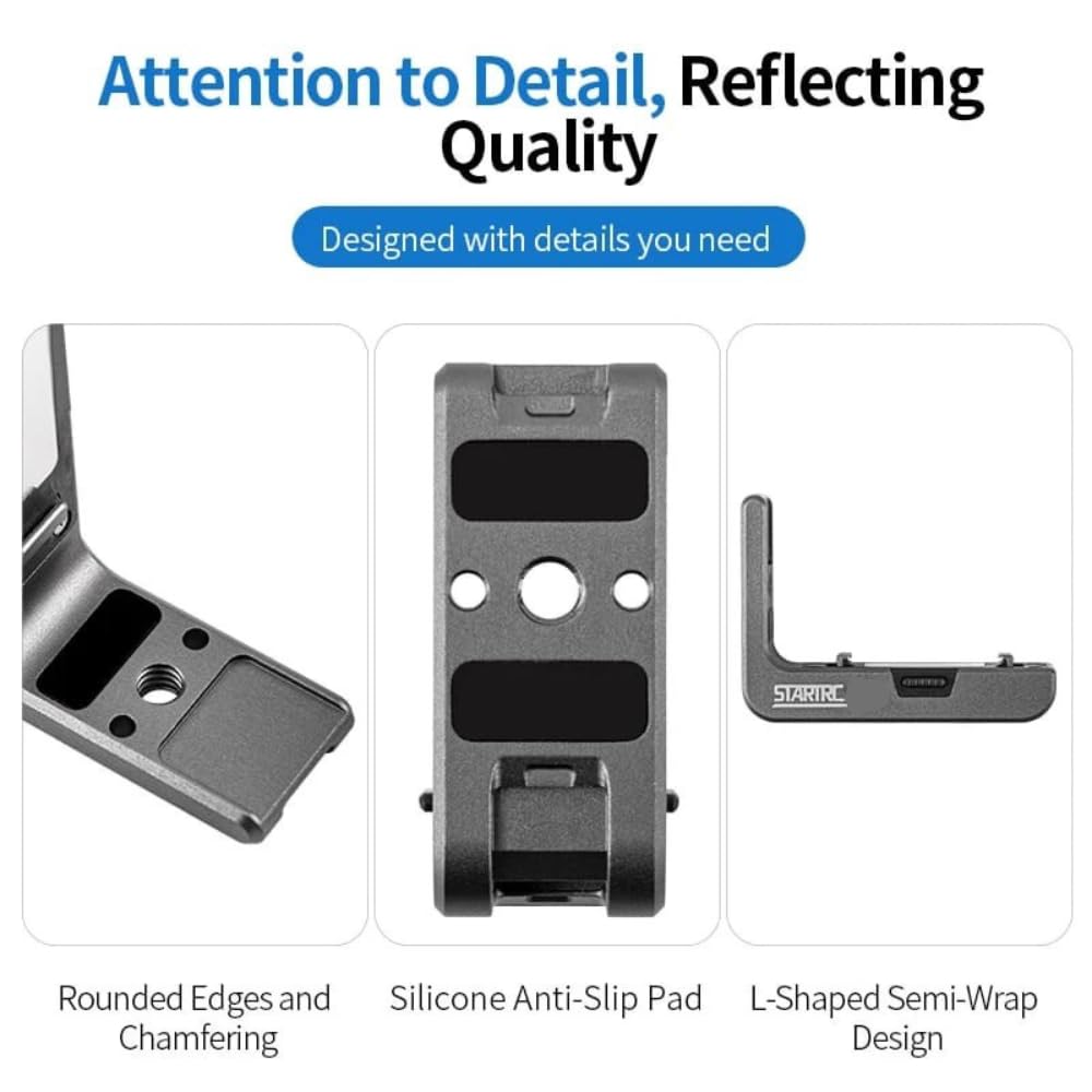 Vertical and Horizontal L-Shape Magnetic Mount for DJI Action 3/4/5 Pro (view 5)