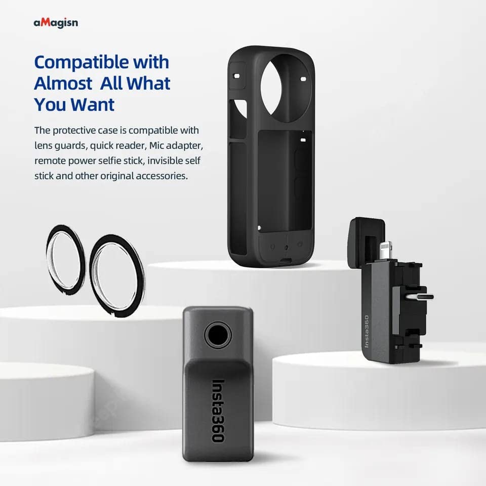 Amagisn Silicone Protective Cover for Insta360 One X3 (view 5)