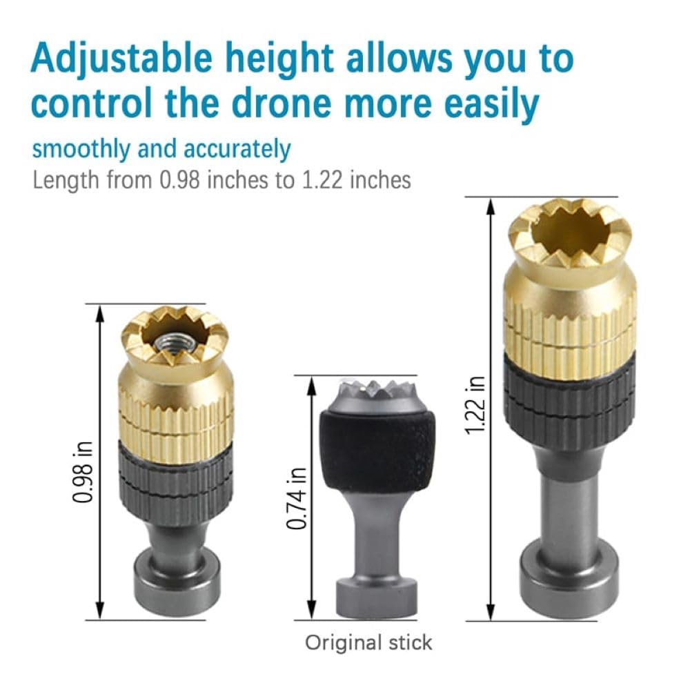 Height Extendable Joystick for DJI Mavic Mini, Mavic 2 Pro, Mavic Air Remote Controller Accessories