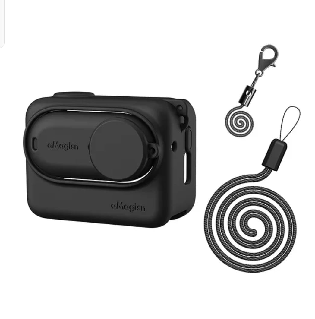 Silicone Protective Cover with Lanyard for Insta360 Go 3