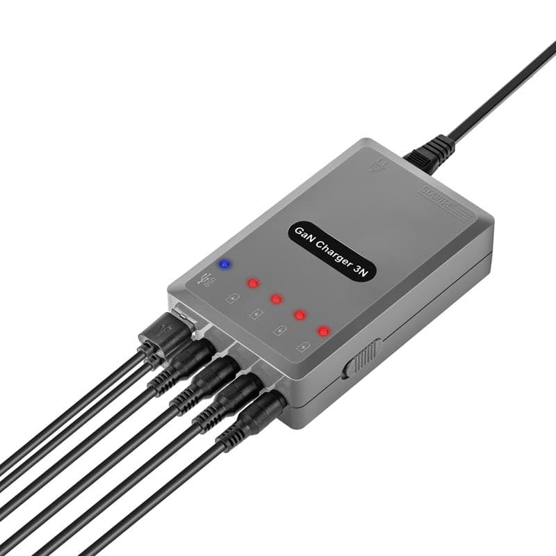120W GAN Fast Charger Compatible with DJI Mini 4 pro/ 3 pro Battery