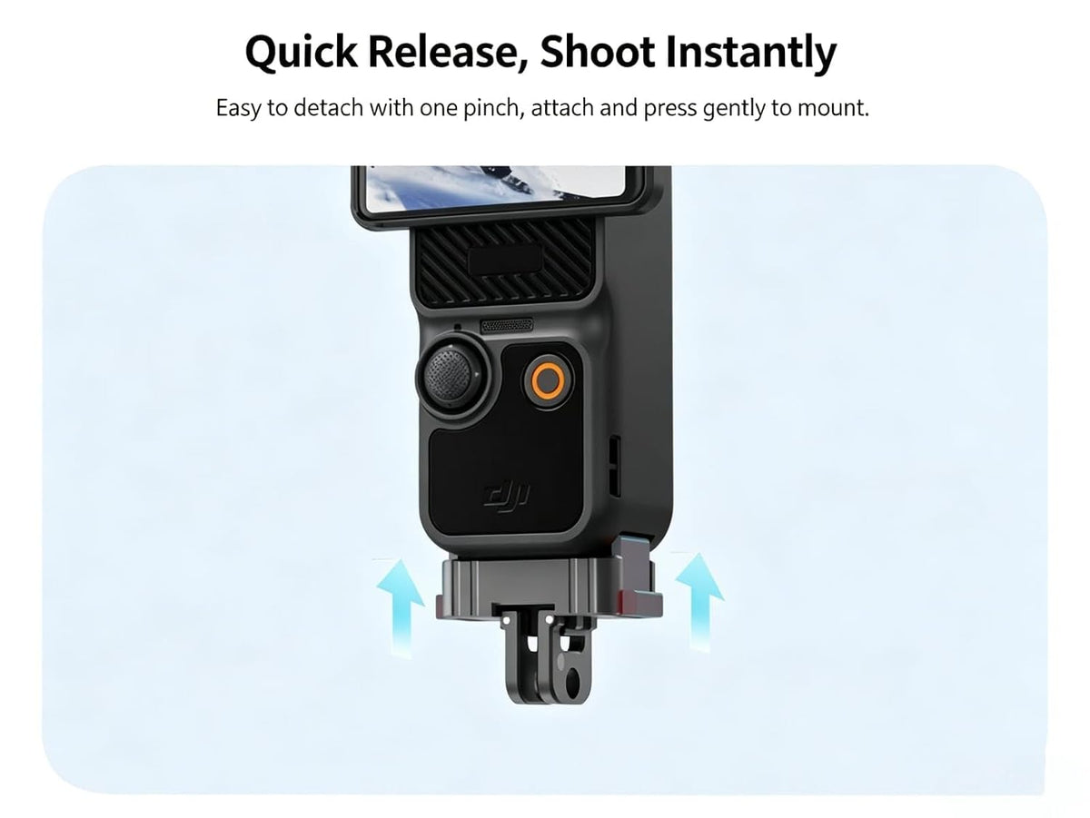 Magnetic Metal Mount For DJI Osmo Pocket 3/4/ 4P Pro Sport Camera Accessories (Getzget)