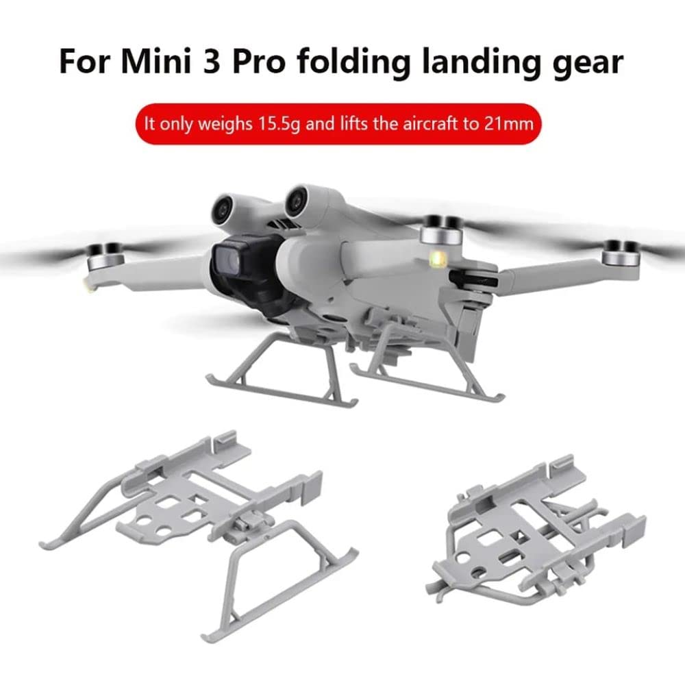 Height Extender For DJI Mini 3 pro Foldable Landing Gear Leg Hight Extension Accessories