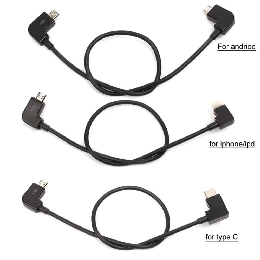 Data Cable For Dji Spark/Mavic Air/Mavic Pro/ 2 Pro/Mavic Mini Remote Controller Data Cable (Micro To Micro, 30cm)