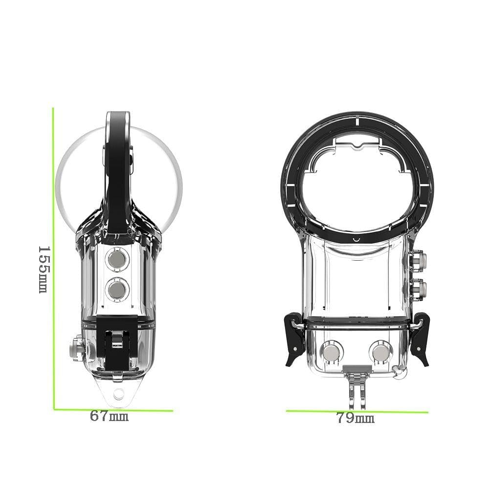 Waterproof Underwater Dive Case for Insta360 One X3 Scubadiving Housing Accessories