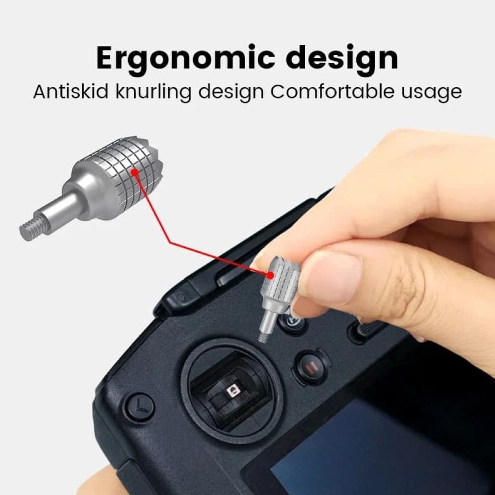 Thumb Rocker For Dji Fpv/Dji Avata/Avata 2/ Mavic 3 RC Pro Remote Controller Joystick (Silver)