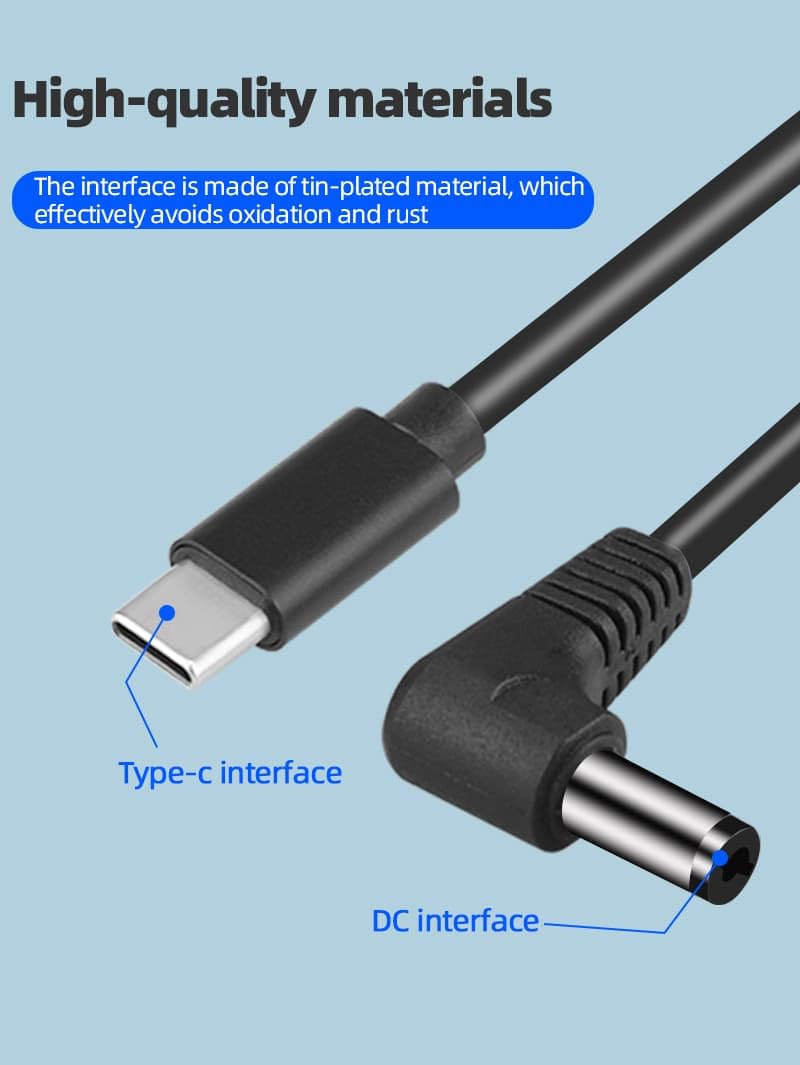 Charging Cable For Dji Goggles 2/ V2 Avata 2 FPV Battery Type C to Goggles DC Line Power Cord