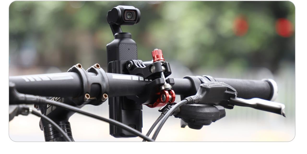 DJI Osmo Pocket 3 Camera Adapter Cover & Extension Handle Mount Accessories (Expansion Mount(Black))