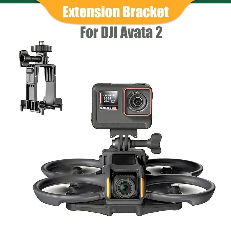 DJI AVATA 2, GoPro Hero Series, DJI Action Series, Insta360 Ace Pro 2, X5 Series Camera Mount Bracket Holder Accessories