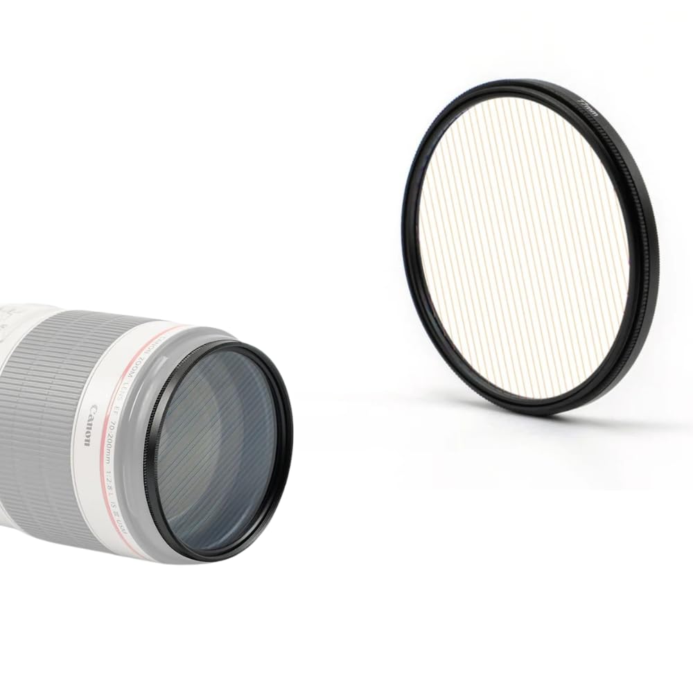 Streak Lens For oneplus12, iPhone 14/15 pro & pro max, Xiaomi 14 Mobile Cover, DSLR Camera (Golden, 58mm)