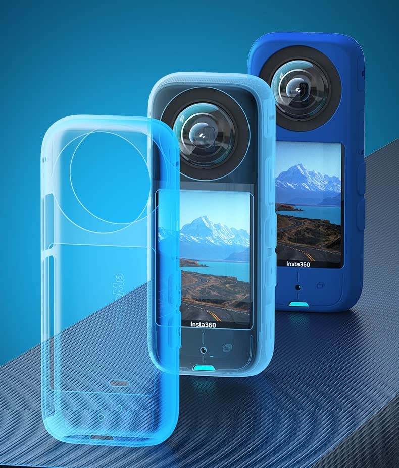 AMagisn Silicone Cover for Insta360 One X3 Protective Cover Anti Scratch and Dust Proof Case Accessories