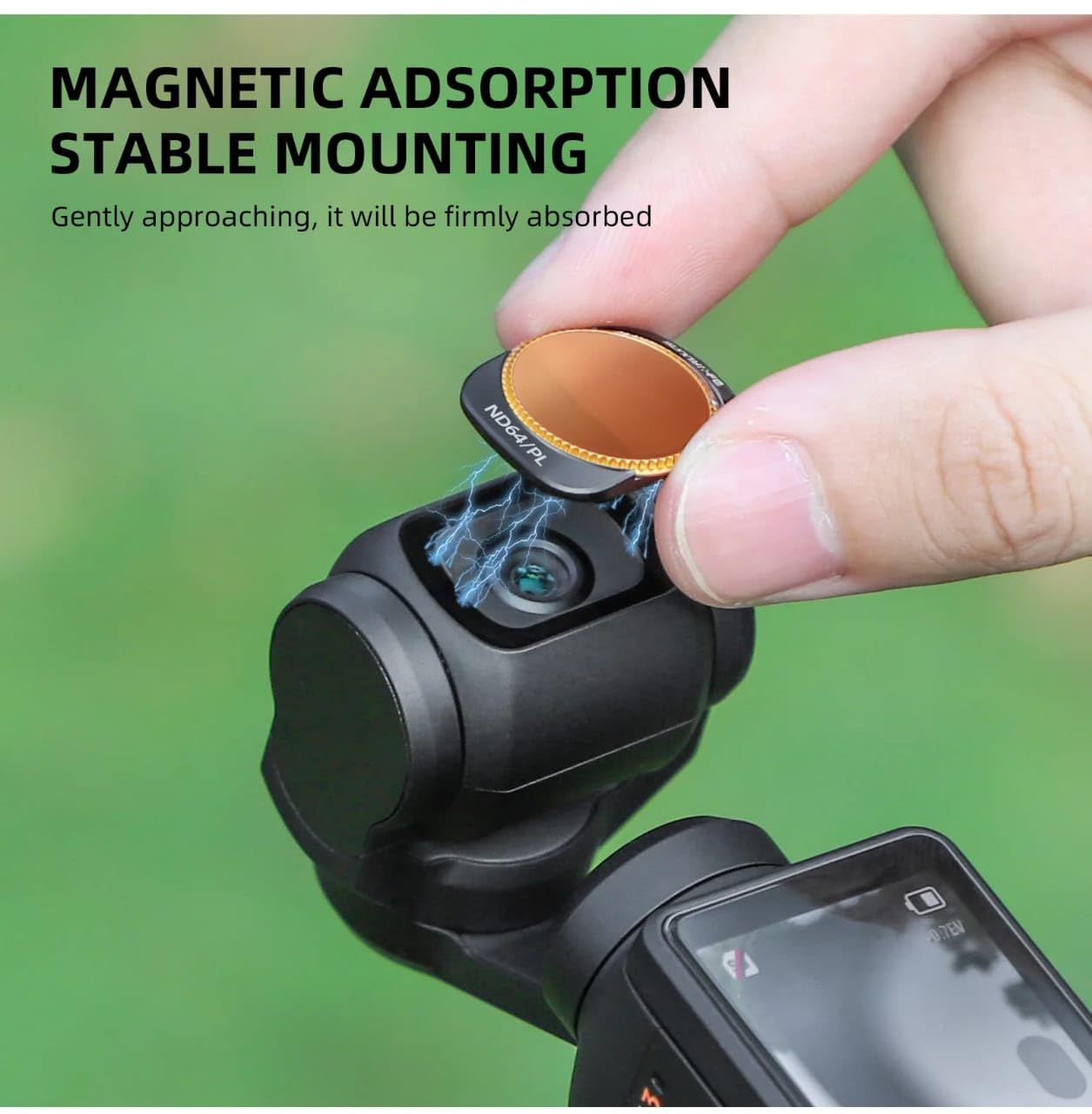 ND8, ND16, ND32, ND64, UV, CPL Neutral Density Filter Set for DJI Osmo Pocket 3