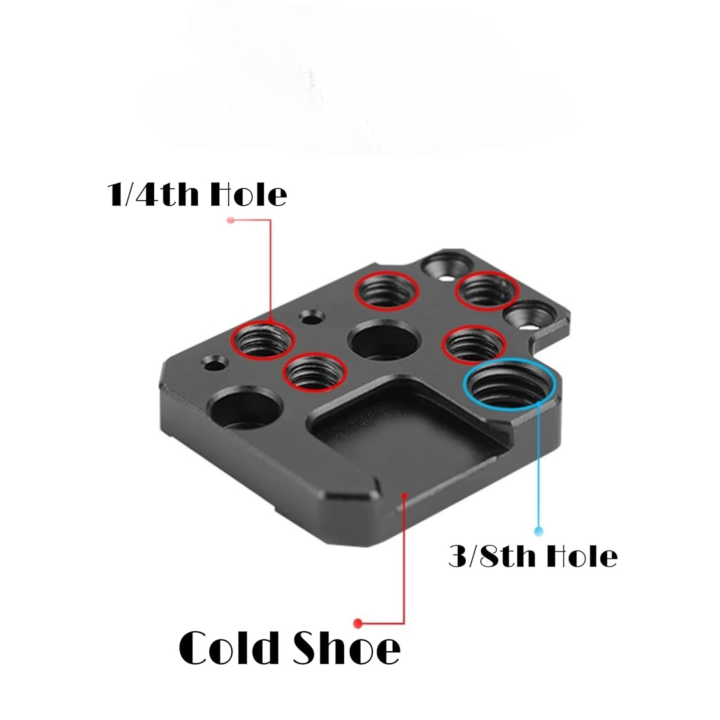 Expansion Mount Compatible with DJI Ronin RS4/ Pro, RS3/ Pro, RS2, RSC, RS 3 Mini Gimbal