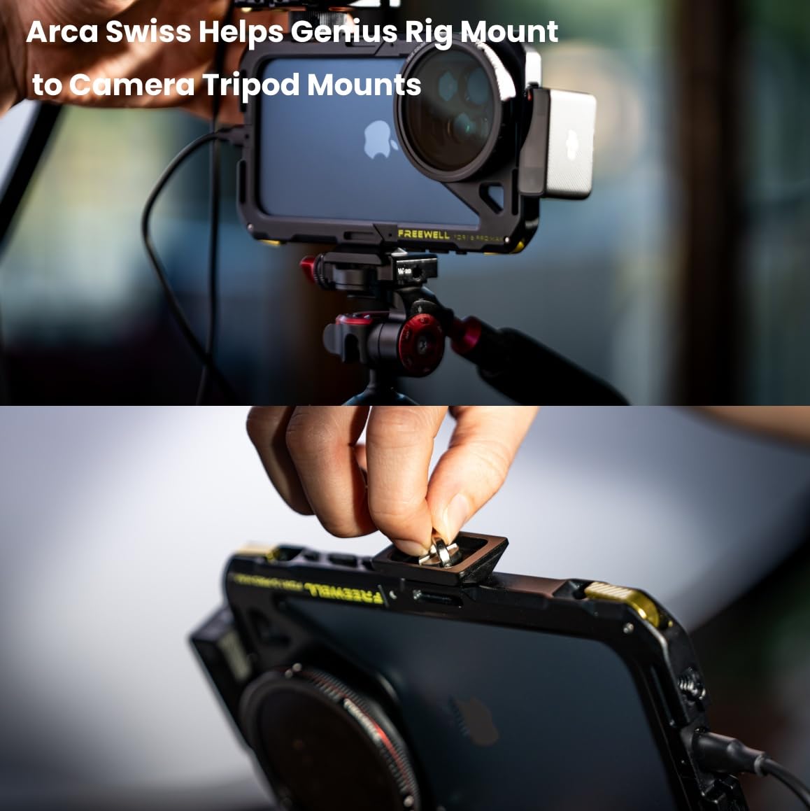 Freewell Arca Swiss Quick Release Plate for Genius Rig (view 2)
