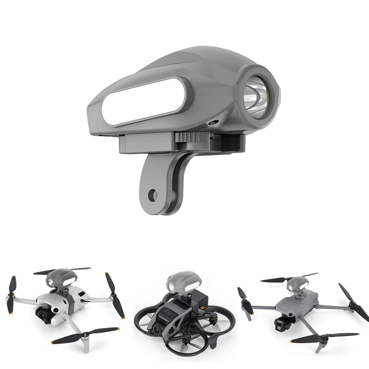 LED Search Light for DJI Avata 2, Mini 3/4 Pro, Mavic 3, Air 3/3S (4 Modes)